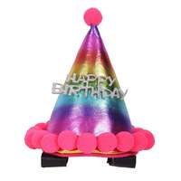 QHP Horse Birthday Hat - Rainbow