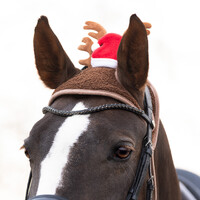 QHP Horse Antlers with Santa Hat - 2 sizes