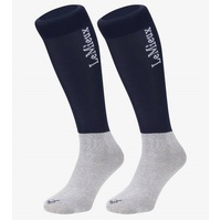 LeMieux Competition Socks Navy (Twin Pack)