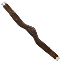 Total Saddle Fit  Shoulder Relief Jump Girth™ - Leather Lined  Brown - Size: 52" ONLY