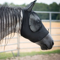 Lami-Cell Lycra Fly Mask - Black