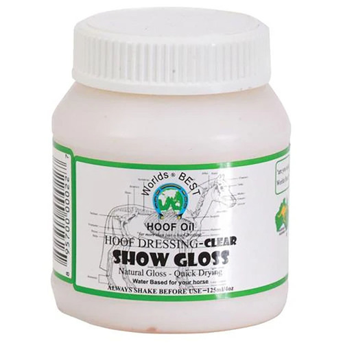 World's Best Hoof Oil Clear Show Gloss