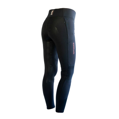 Kingsland Classic KLKatinka Women's  F-Tec2 Full Grip  Riding Tights - Black