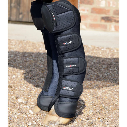 PEI Airtechnology Knee Pro-Teque Travel Boots - M NAVY ONLY